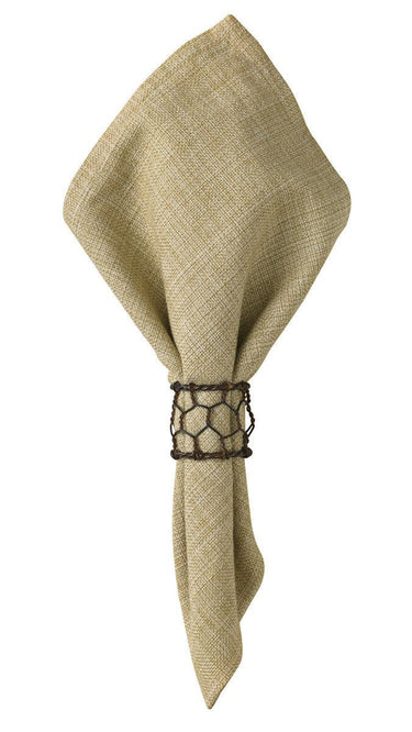 Chicken Wire Napkin Ring - Set of 4 Park Designs - The Fox Decor